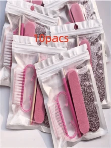1-150pcs Nail Trimming Tools (5pcs/Pack), Multi-Functional Manicure Set, Portable Travel, Daily Use, Manicure Care/Suitable For Back To School, Christmas, Halloween Gifts - White - View 15
