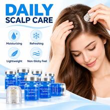 9pcs X 5ml Scalp Serum Set With Applicator, Lightweight Moisturizing Hair And Scalp Care Serum, Refreshing Non-Greasy Daily Hair Care Set - Nourishing - View 3