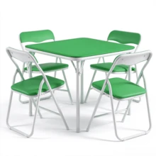 Folding Tables & Chairs - Green - View 1