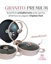 samary cuisine ALFA Lisbon Ceramic Rice Cooker Set - 6-Piece Premium Non-Stick Set With Glass Lids | Rice Cooker Set With Ceramic Coating | Compatible With Gas, Electric, And Induction Hobs | Healthy Cooking And Easy Cleaning | Elegant Copper Color - View 4