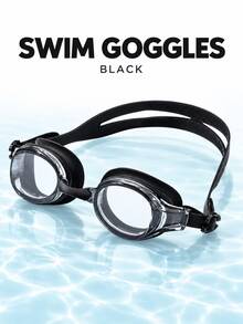 Adult Swimming Goggles, 4 Color Options, Transparent Lenses With Oval Frames, Adjustable Split Strap And Side Buckle Design, Suitable For Daily Swimming, Pool Training And Leisure Swimming - Pink - View 4