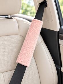 Car Seat Belt Shoulder Pad, Soft Seat Belt Cover, Plush Shoulder Strap Protector, Anti-Friction Comfortable Cushion, Wrap-Around Fit, Universal Vehicle Interior Accessory, Suitable For Driving, Travel, Road Trip, Commute, Neck And Shoulder Comfort Pad - A - View 12