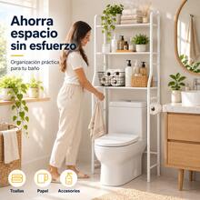 Over-The-Toilet Storage - White - View 3
