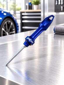 Motorcycle Oil Dipstick, CNC Aluminum Alloy Engine Oil Level Gauge, Universal Oil Level Dipstick Plug, Precision Oil Measurement Tool, Anodized Modification Accessory, Clear Scale Markings, Anti-Slip Handle, Suitable For Scooter, Motorcycle, ATV Engine Maintenance Accessories - A - View 17