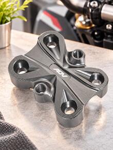 Motorcycle Handlebar Clamp, CNC Aluminum Alloy Handlebar Riser Clamp Cover, Top Triple Clamp Handlebar Mount Cover, Handlebar Pressure Block Replacement Parts, ADV Adventure Bike, Street Bike, Off-Road Riding Customized Motorcycle Handlebar Parts - A - View 13