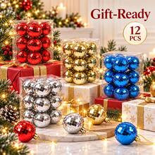 12PCS Christmas Ornament Balls 5cm Tree Hanging Decorations - Random - View 1