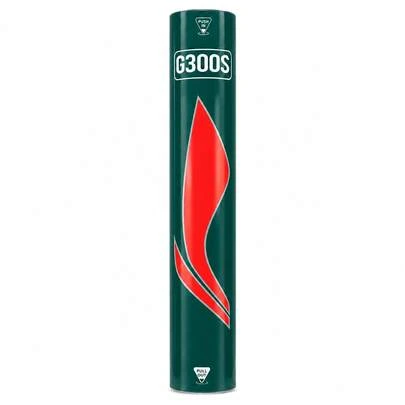 리닝 G300S 거위털 배드민턴 셔틀콕, 76/77 스피드 12개입 훈련 및 클럽 경기용 셔틀콕 AYQV003