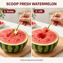 5pcs Stainless Steel Small Spoons, Pointed And Square Head, Creative Triangle Hollow Handle, Suitable For Digging Watermelon, Ice Cream, Mousse Cake, Pudding, Yogurt, Home Afternoon Tea, Friends Gathering, Outdoor Picnic Atmosphere Tableware - View 6