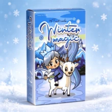 Winter Magic Tarot Cards, 78 Cute Anime Style Tarot Deck, Ice And Snow Style Tarot Cards, Cartoon Winter Castle Pattern, Tarot Enthusiast Gift, Spiritual Guidance Cards, Exquisite Gift Box Set, Friend Gift, Holiday Gift - Winter Magic - View 10