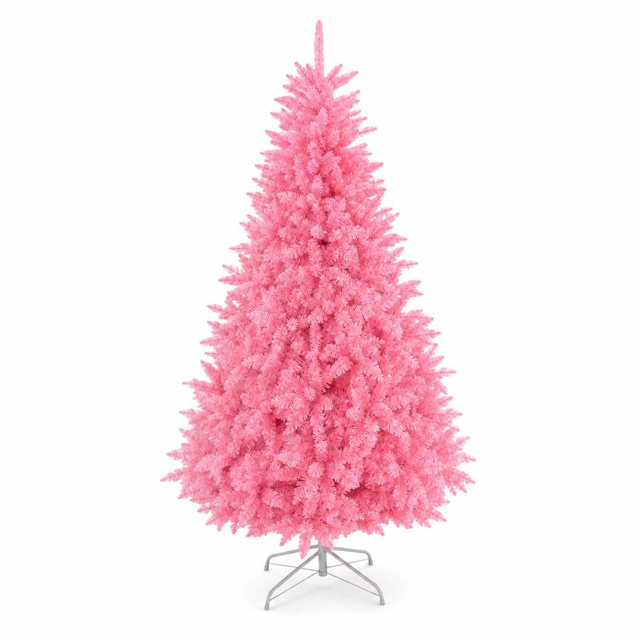 Found Christmas Trees - Hot Pink - View 1