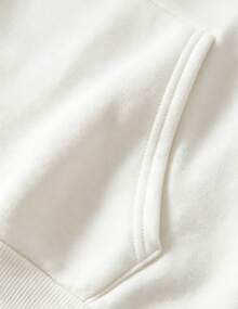Sudadera stwd con estapado grande en la parte trasera y logos pequeños adelante unisex - Blanco - Ver 5