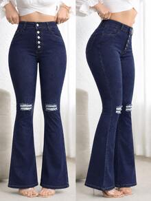 Women Jeans - 2059 Dark Blue - View 1