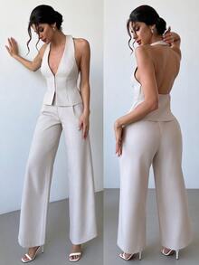 Women Two-Piece Outfits - White - View 6