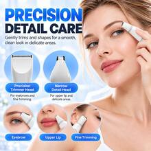 5-In-1 Electric Hair Clipper Multi-Function Women's Shaver, Suitable For Body/Face/Nose/Eyebrow/Leg/Underarm, USB Rechargeable, 600mAh Battery - White - View 5