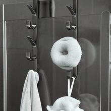 2pcs/1pc Carbon Steel Door Hooks - Heavy Duty Metal Multi-Function Towel Rack, Hooks, Door Hooks, Handbag Hooks, Door Hooks, Space-Saving Vertical Design Storage Hooks Rack, Key Hooks Wall, Hooks, Bathroom Door Towel Rack, Titanium Gold - Multicolor - View 8