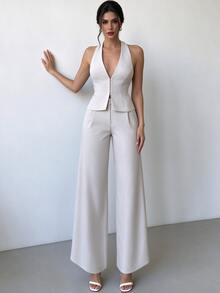 Women Two-Piece Outfits - White - View 1