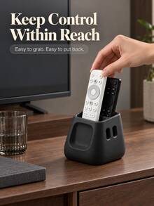 1/2pcs Remote Control Storage Box (Decorative Storage Box), Remote Control Holder, Desktop Organizer, Creative Design, Convenient Access, Suitable For Storing TV, Air Conditioner And Other Household Remote Controls, Combines Home Decor And Storage Function, Suitable For Dorm Storage And Desktop Organization, Applicable For Halloween, Christmas, Wedding, Daily Home And Other Occasions - Multicolor - View 4
