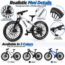 Model Sepeda Jari Mini dari Paduan Logam, Mainan Meja Sepeda Gunung Realistis, Ukuran 27" dan 29", 6 Warna, Dekorasi Sepeda yang Indah, Hadiah untuk Kolektor dan Pecinta Sepeda - MultiWarna - View 1