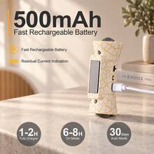 Indoor LED Motion Sensor Wall Light, Smart LED Wall Lamp With Touch Dimming And Motion Sensor, Up And Down Light Indoor Wall Lamp 3 Color Adjustable, USB Rechargeable Night Light, Suitable For Hallway, Bathroom, Bedroom - Slim Waist Multi-color - View 10