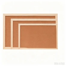 1pc Wooden Frame Cork Board, For Messages, Photos And Notes, Wall Decor Memo Board, Household Bulletin Display Board, Suitable For Study Reminders And Bedroom Photo Wall Decoration - Multiple Specifications - View 7