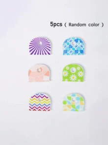 1/6/12pcs Floral Pattern Non-Slip Silicone Key Caps - Durable Non-Slip Key Identifiers, Suitable For Home, Office And Door Keys - Daily Essentials, Perfect For Families And Roommates, Keep Organized, Great Gift Choice - View 6