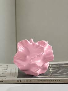 Ins Style Lotus Flower Reed Diffuser Vase, 3D Wavy Texture Glossy Finish, Suitable For Aroma Sticks And Dried Flowers, Create A Cozy Home Fragrance Corner - Abstract Art Aroma Diffuser Bottle - View 13