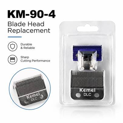 Kemei 90-4 Electric Hair Clipper Blade, Original Replacement Blade Accessory, Hair Clipper Stainless Steel Blade, Powder Metallurgy Blade, Electric Hair Clipper KM-90-4
