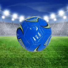 PVC No.2 Cyclone Fashion Football Suitable For Outdoor Sports - Blue - View 2