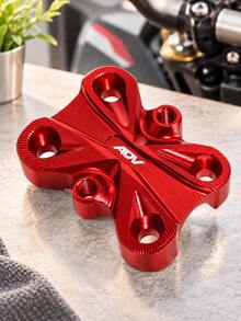 Motorcycle Handlebar Clamp, CNC Aluminum Alloy Handlebar Riser Clamp Cover, Top Triple Clamp Handlebar Mount Cover, Handlebar Pressure Block Replacement Parts, ADV Adventure Bike, Street Bike, Off-Road Riding Customized Motorcycle Handlebar Parts - A - View 14