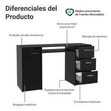 MADESA Conference Tables & Chair - Black - View 5