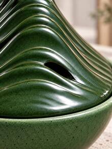 1pc Mountain Landscape Incense Burner, Deep Green Zen Decor, Nature-Inspired Aromatherapy Accent, Meditation Ornament, Sculptural Home Decor, Suitable For Living Room, Bedroom, Desk - Multicolor - View 6