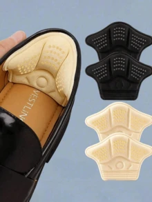 5 Adhesive, Thick, Breathable Insoles, Suitable For Shoes Bought In A Larger Size To Prevent Leather Shoes From Rubbing The Heels, Suitable For Sports And Daily Wear. Excellent Cushioning And Support Function. Very Suitable For Travel. - View 2