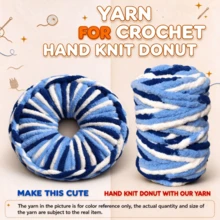 CLSUPER 27oz Gradient Tie-Dye Chunky Yarn, Extra Thick Soft Chenille Yarn Suitable For Arm Knitting, Striped Yarn For DIY Blankets, Pet Beds, Non-Shedding Fluffy Hand Knitting Yarn - CY-750SHX - View 13