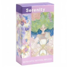 Serenity Tarot Deck, 78 Pcs Romantic Pastel Tarot Cards Set, Original Art Paper Fortune Telling Cards, Divination Table Game Card For Beginners & Collectors - Multicolor - View 5