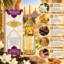 15ml Arabic Style Rollerball Fragrance Oil, Decorative Gold Fragrance Bottle, Portable Daily Use Fragrance, Suitable For Travel And Gifting - ALB Arabic Women's Perfume 15ml - View 3