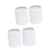 4/10 Pcs White Round Floral Box, Fresh Flower Packaging Small Box, Valentine's Day Fresh Flower Packaging Small Bucket, Handheld Flower Bucket Mini Hug Bucket - White - View 11