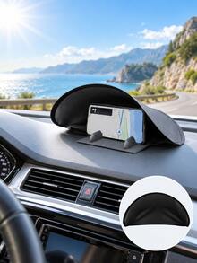 Pelindung Matahari untuk Ponsel di Mobil, Pelindung Navigasi Dasbor Lipat, Penutup Layar GPS Anti Silau, Pelindung Matahari Ponsel Portabel, Dudukan Ponsel Universal untuk Dasbor Mobil, Aksesori Pelindung Matahari Layar Navigasi Saat Mengemudi - A - View 3