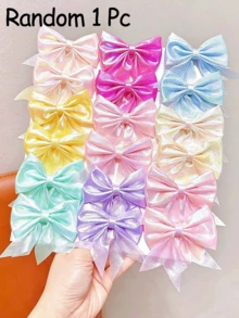 16/8/4 Pcs Shiny Hair Bows Clips,Metallic Pastel Hair Alligator Clips,Macaron Colorful Hair Barrettes Accessories For Women Girls Party Daily Wear - Multicolor - View 7
