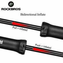 ROCKBROS 1PC Mini Bike Pump Portable Bidirectional Air Inflator, 80 Psi, Presta & Schrader Valve, Aluminum Alloy For Road MTB BMX Bike Ball Toys - Black - View 6