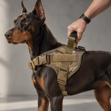 Tactical Dog Harness Anti-Pull Pet Vest, Heavy Duty K9 Harness With Easy-Control Handle, Breathable Military Dog Vest, Reflective Adjustable Training Harness, Suitable For Medium And Large Dogs - Multicolor - View 26