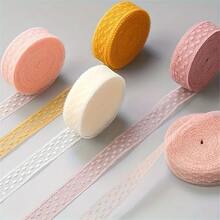 10 Yards/Roll Lace Trim, Multi-Color -Made Smooth Texture Hollow Hair Clip Hairband Packaging Handmade DIY Floral Accessories Packaging Material - Polka Dots - View 4