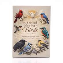 The Spiritual Meaning Of Birds Oracle Deck, Bird Pattern Oracle Cards Set, Vintage Art Guidance Divination Game Cards For Beginners & Collectors - Multicolor - View 1