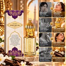 15ml Arabic Style Rollerball Fragrance Oil, Decorative Gold Fragrance Bottle, Portable Daily Use Fragrance, Suitable For Travel And Gifting - ALB Arabic Women's Perfume 15ml - View 2