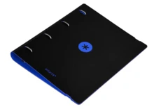 LIDERPAPEL ANTARTIK 4-Ring Binder 35mm Mixed A4 Foam Assorted Colors Suitable For Students, University Students, And Professionals. Guaranteed Quality - BLACK/BLUE - View 5