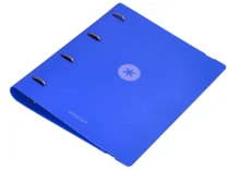 LIDERPAPEL ANTARTIK 4-Ring Binder 35mm Mixed A4 Foam Assorted Colors Suitable For Students, University Students, And Professionals. Guaranteed Quality - BLUE - View 6