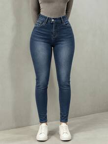Women Jeans - 2091 Blue - View 2