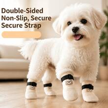 Pet Socks Anti-Scratch Anti-Slip Double-Sided Silicone Grip Non-Slip Joint Socks Puppy Foot Covers Dog Socks - Multicolor - View 10