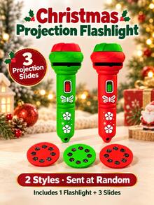 Children's Projection Flashlight Early Education Toy, Covers Multiple Theme Patterns Including Animals, Dinosaurs, Transportation, Space, Fruits, Letters. Fun Cognitive Bedtime Enlightenment Toy, Can Project Patterns On Walls, Ceilings, Tents, Children's Toys, Girls' Toys, Boys' Toys - Mini Flashlight - View 14