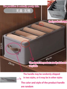 Space-Saving Closet Handbag Storage Box, Can Store Dresses, Pants, Underwear, Accessories, Stationery, Documents And Miscellaneous Items, Suitable For Closet, Dorm, Back To School And Travel, Protects Bags, Suitable For Women's Halloween,Storage Bin - View 11