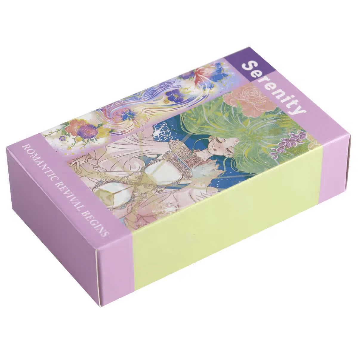 Serenity Tarot Deck, 78 Pcs Romantic Pastel Tarot Cards Set, Original Art Paper Fortune Telling Cards, Divination Table Game Card For Beginners & Collectors - Multicolor - View 1